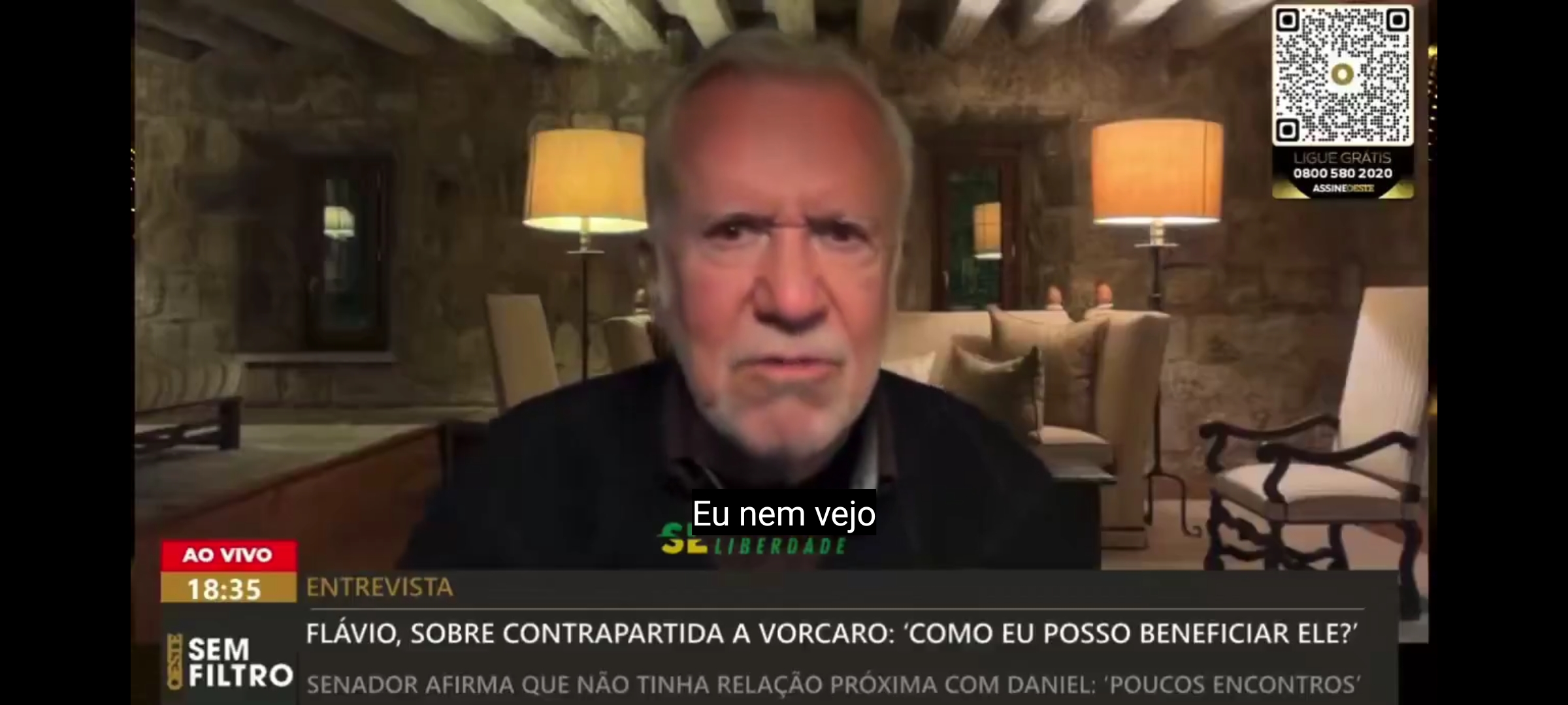 ATÉ TU ALEXANDRE GARCIA? Bolsonarista abandona o barco afundando.